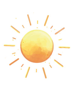 Symbol für die Sonnenscheingruppe.